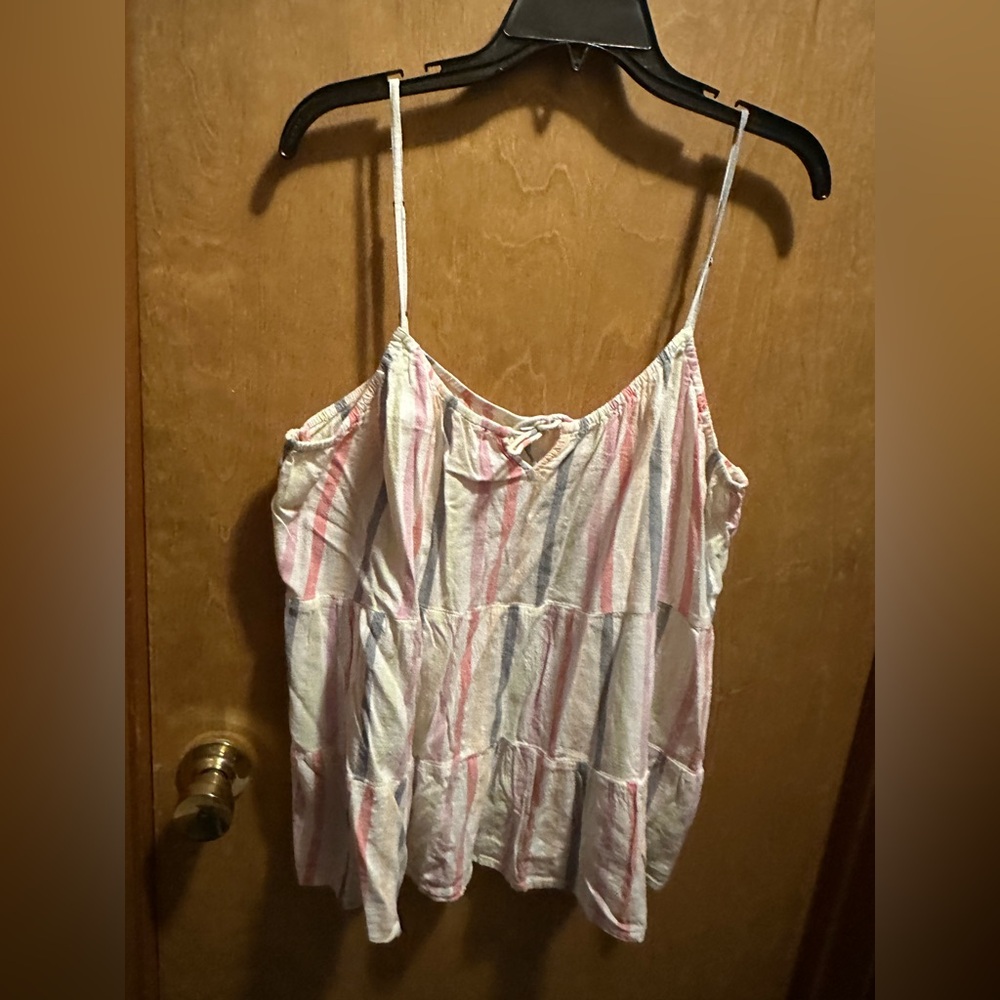 Old Navy Pink and White Striped Camisole
XL